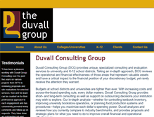 Tablet Screenshot of duvallgroup.com